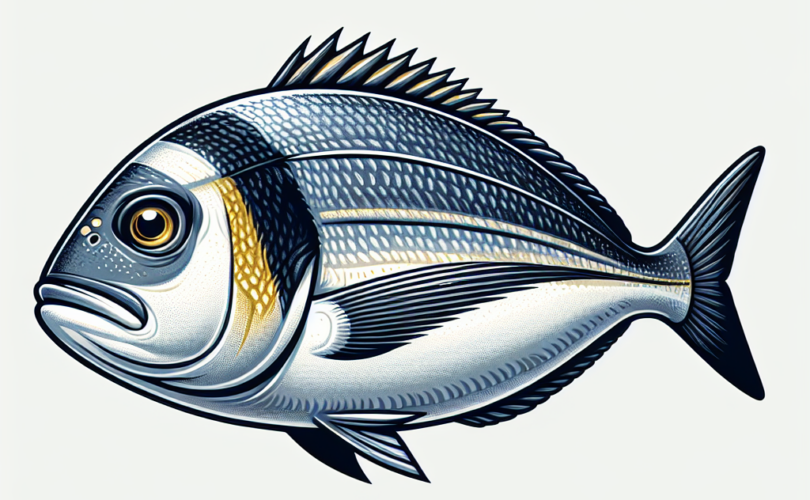 דג גורה (Sparus aurata) - מאוד פופולרי במסעדות, ידוע גם בשם "דניס".